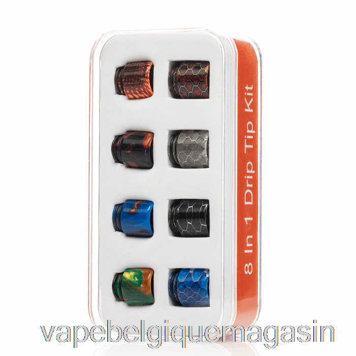 Kit Drip Tip Vape Juice Avct 810 - Pack De 8 édition 810